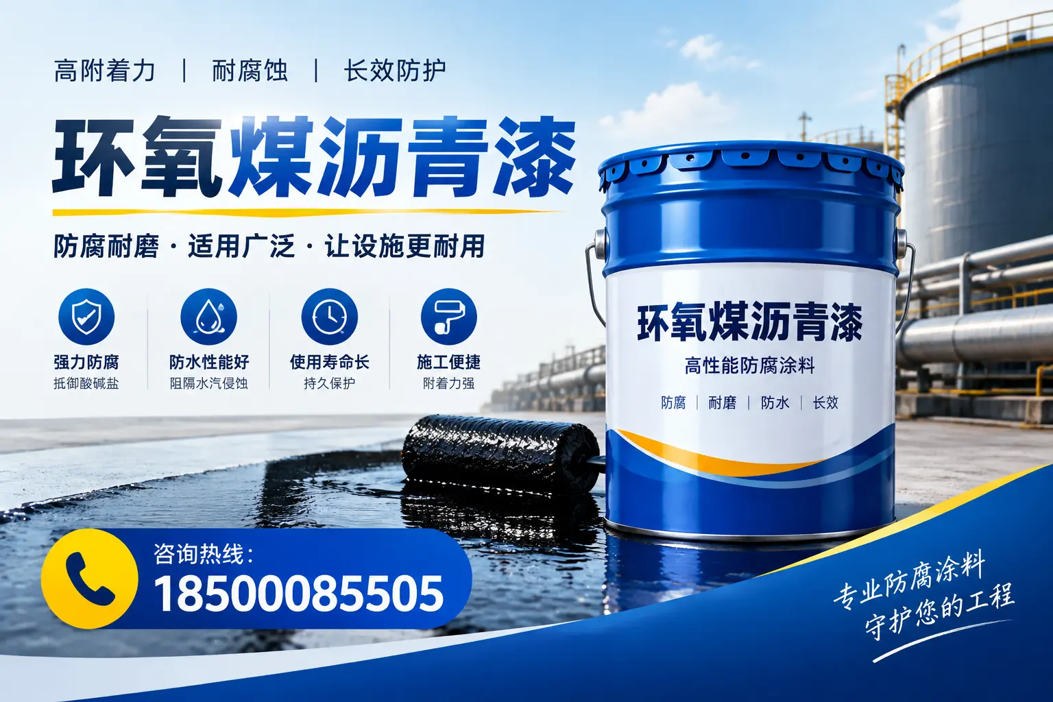 环氧煤沥青漆与其他涂料的对比分析，助力乐山企业决策